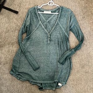 Turquoise We the Free tunic